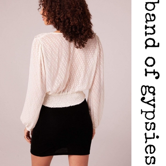Band of Gypsies - Ara Top - Cream - Size Small - Picture 4 of 5